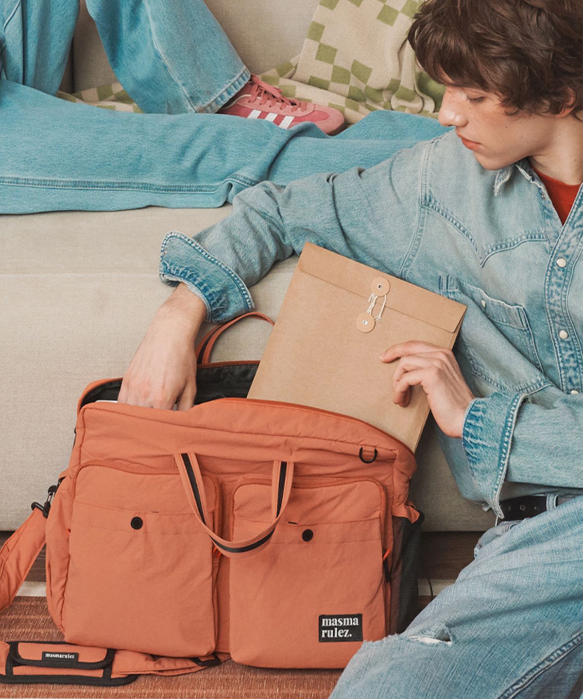 마스마룰즈(MASMARULEZ) Easeshell Briefcase_Orange