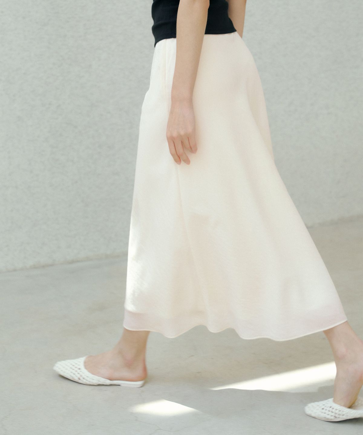 오떼뜨(OCTETTE) LORIN SHEER VIAS SK-LONG