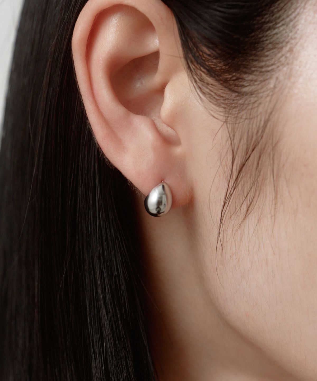 노비스도쿄(NOVICE TOKYO) 미니 볼륨 귀걸이 Mini Volume Pierce［Stainless］ / Silver