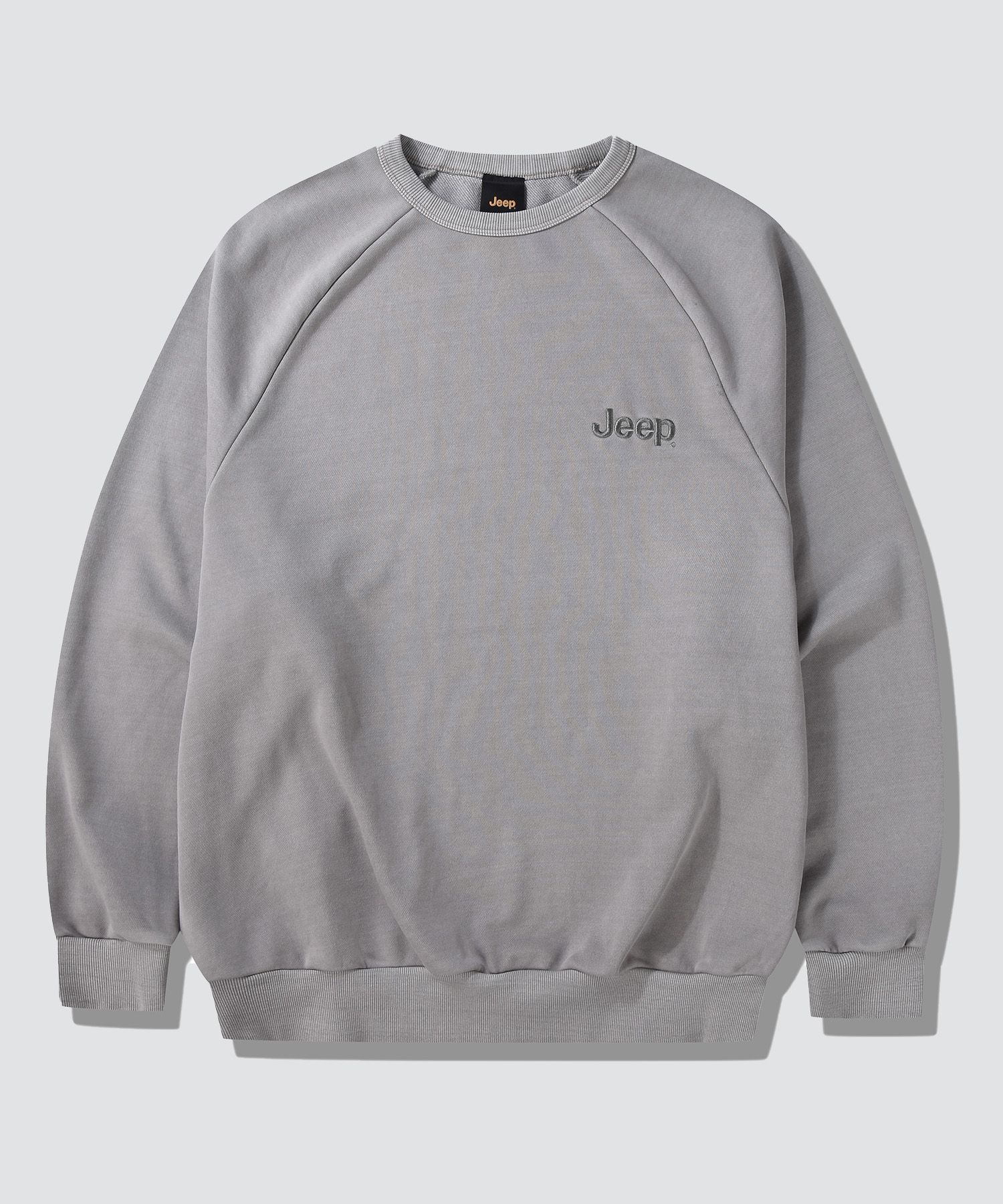 MUSINSA | JEEP Pigment M-Logo Oversized Sweatshirt 3 color (JP5TSU641)