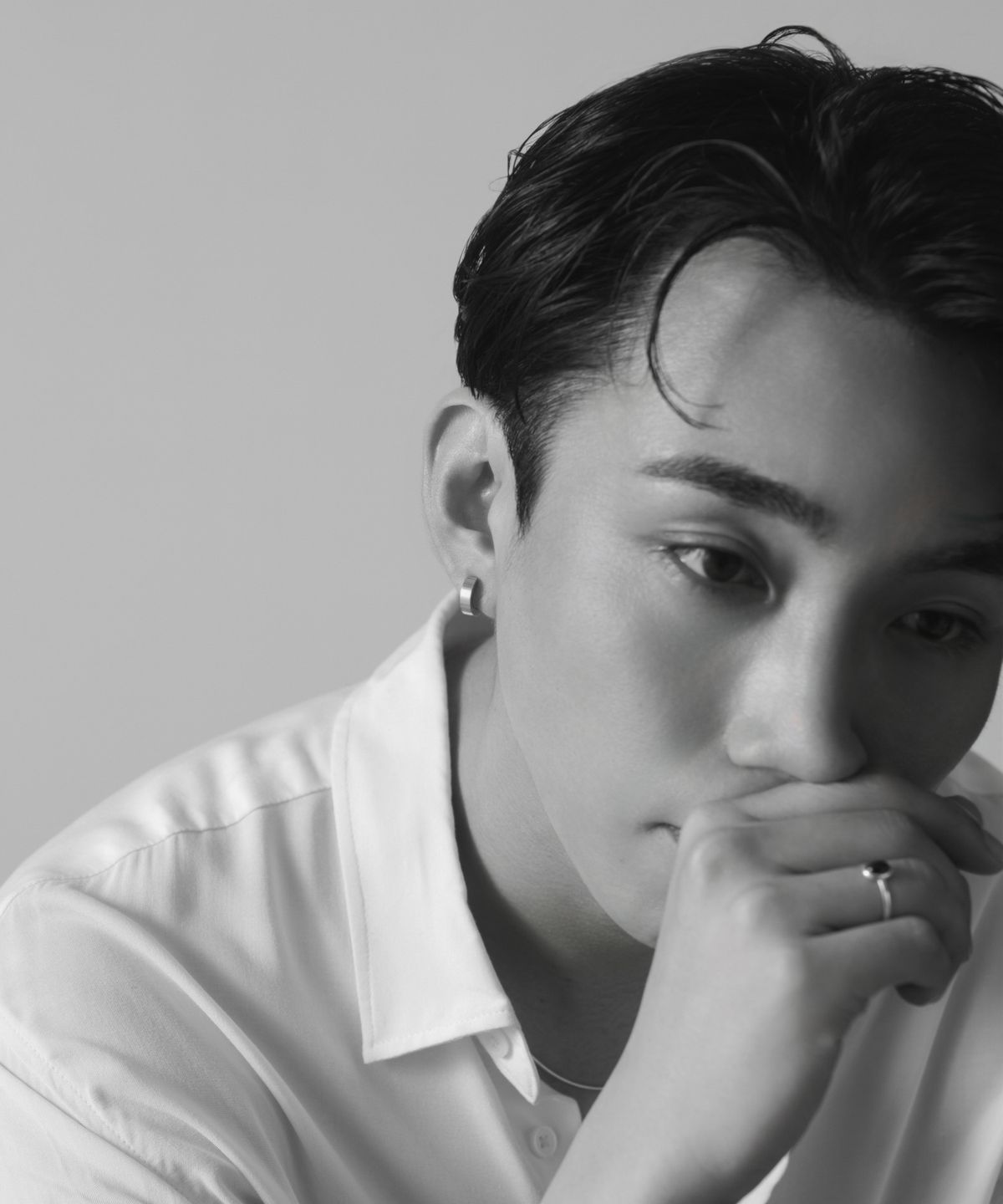 노비스도쿄(NOVICE TOKYO) 후프 이어링 [남녀공용] Hoop Earring［Stainless］ / Silver