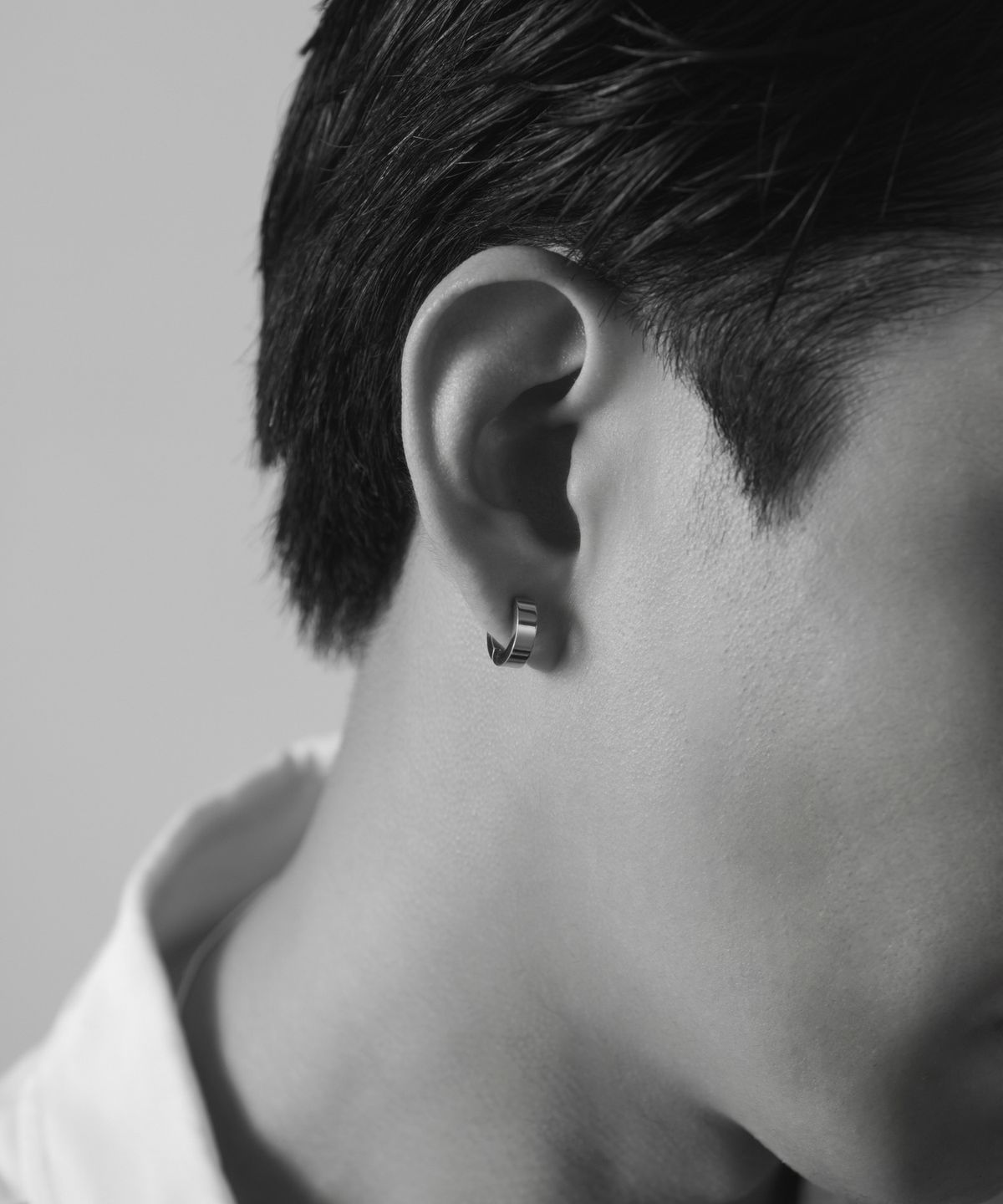 노비스도쿄(NOVICE TOKYO) 후프 이어링 [남녀공용] Hoop Earring［Stainless］ / Silver
