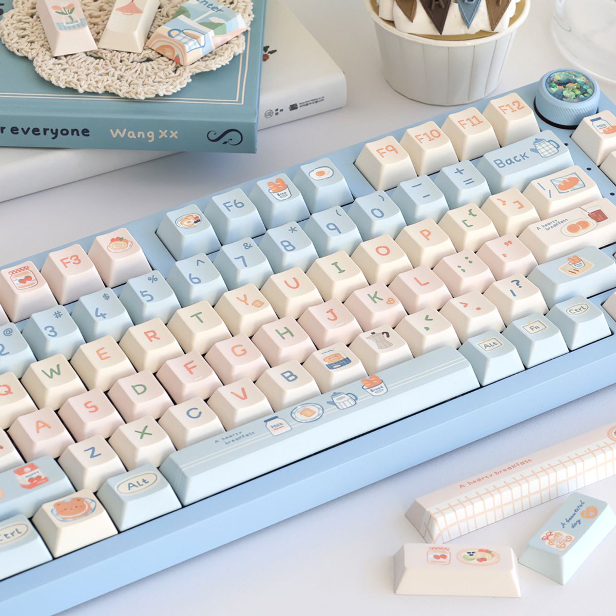 에스피엠(SPM) Soulcat 고함량 PBT 염료승화 영문 키캡 153키 (브런치)