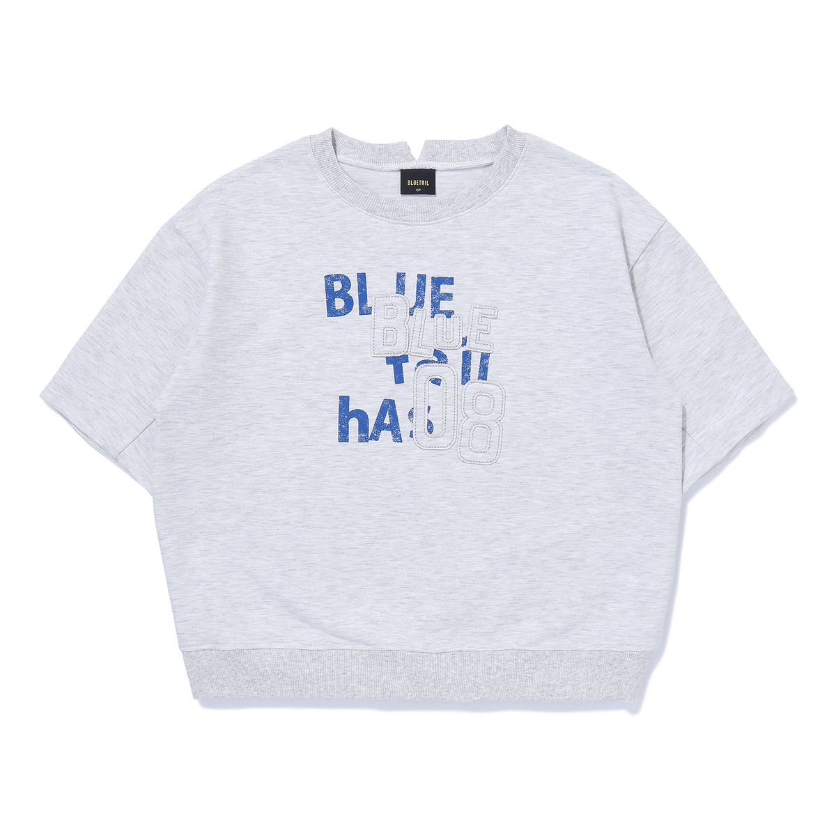 블루테일(BLUETAIL) AZG2TS04MG 멜란지그레이 반팔 티셔츠