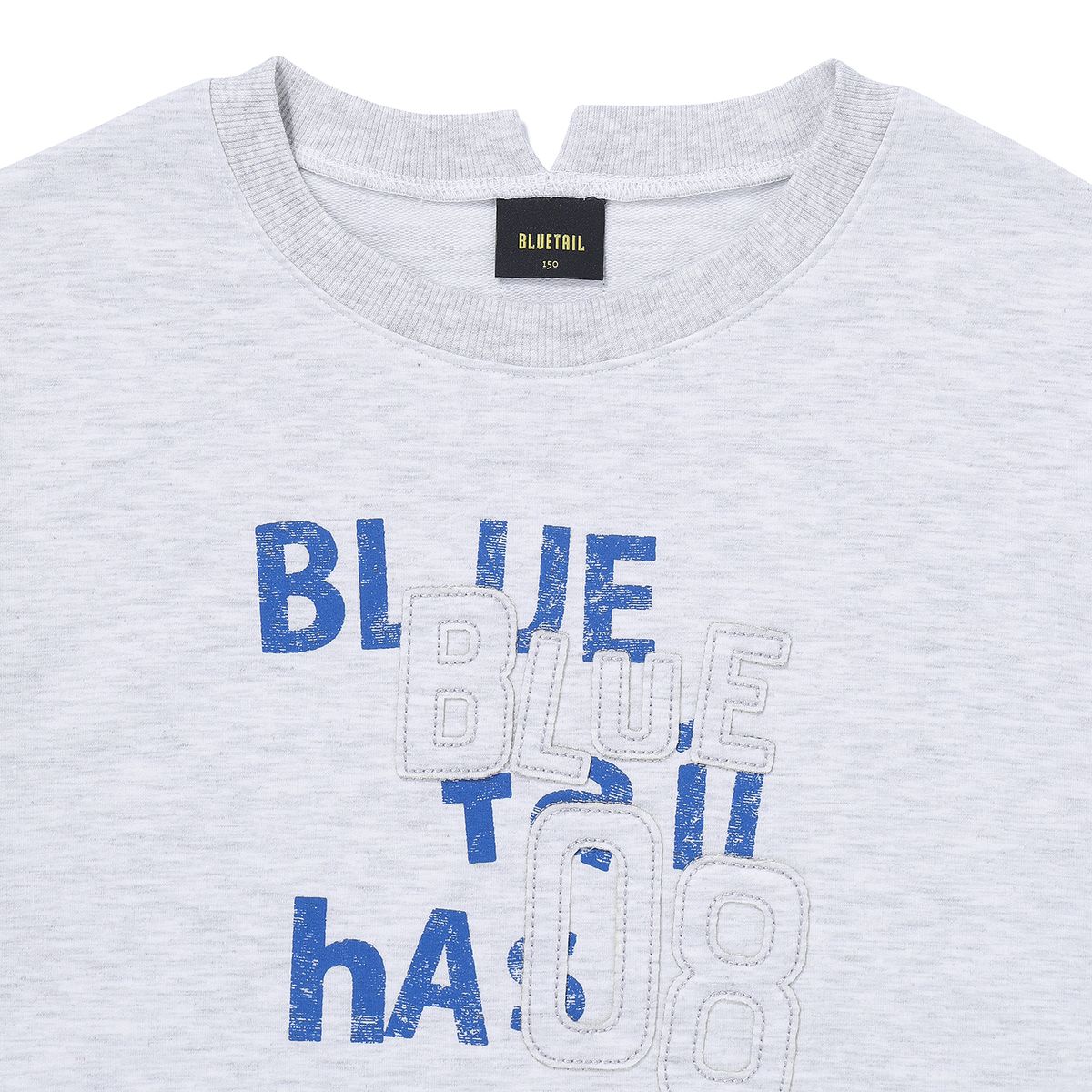 블루테일(BLUETAIL) AZG2TS04MG 멜란지그레이 반팔 티셔츠