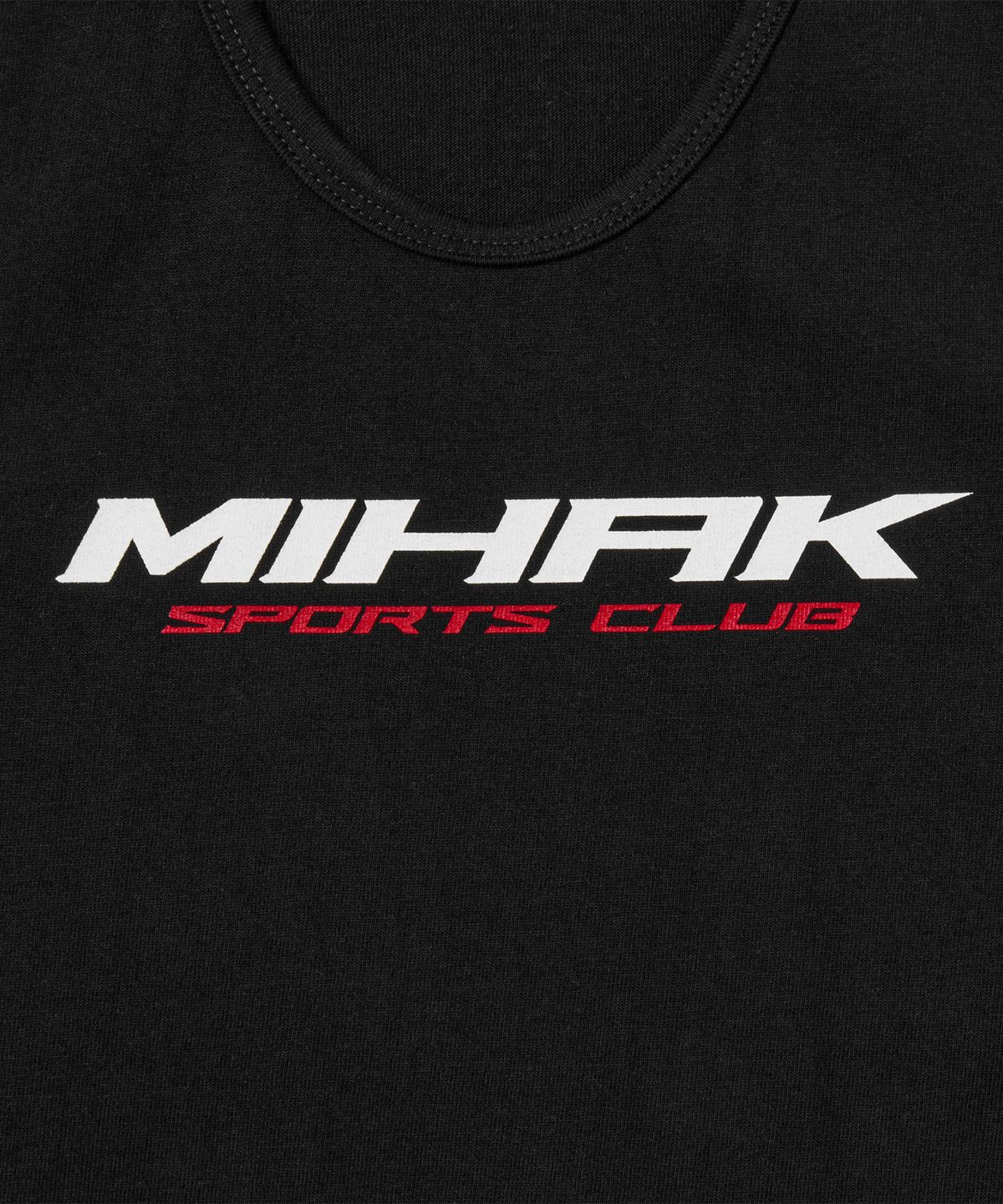 미학(MIHAK) 스폰서 로고 딥 슬리브리스 (BLACK)