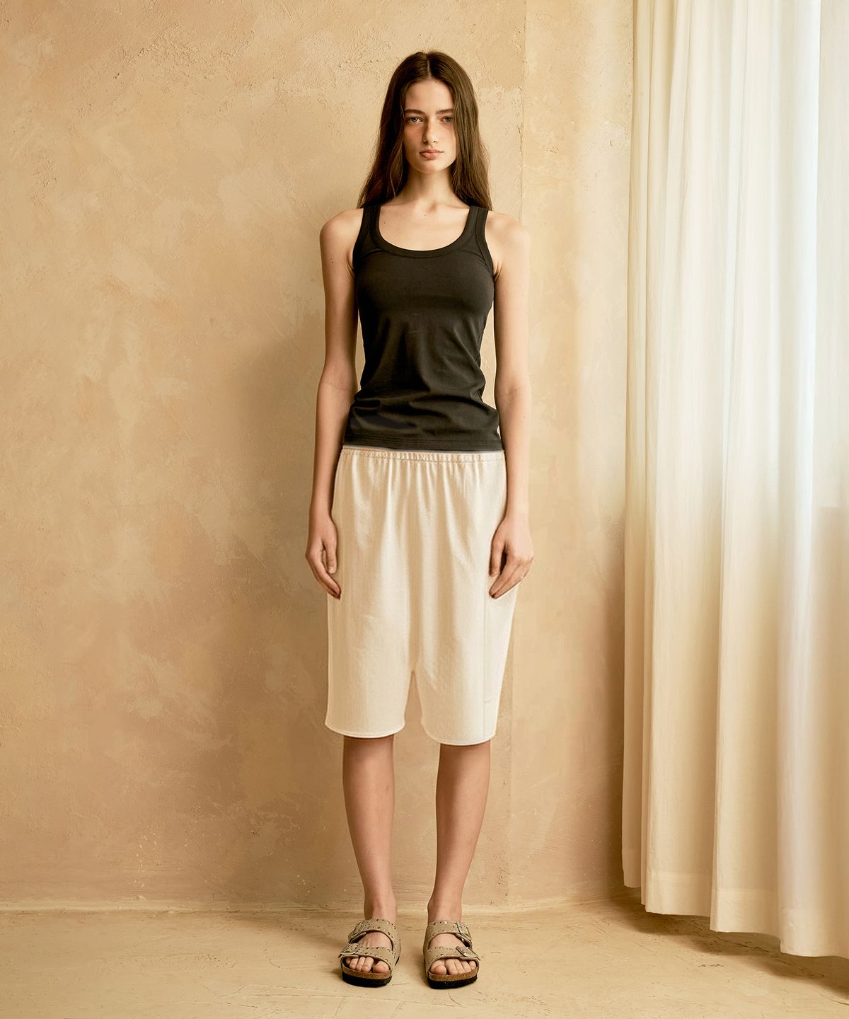 리 더블유(REW) COMFY SHORTS (IVORY)