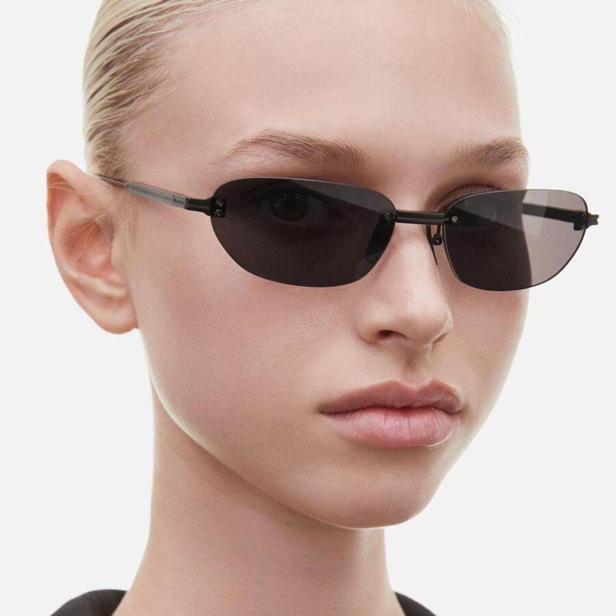 치미(CHIMI) 림리스 오벌 RIMLESS OVAL BLACK