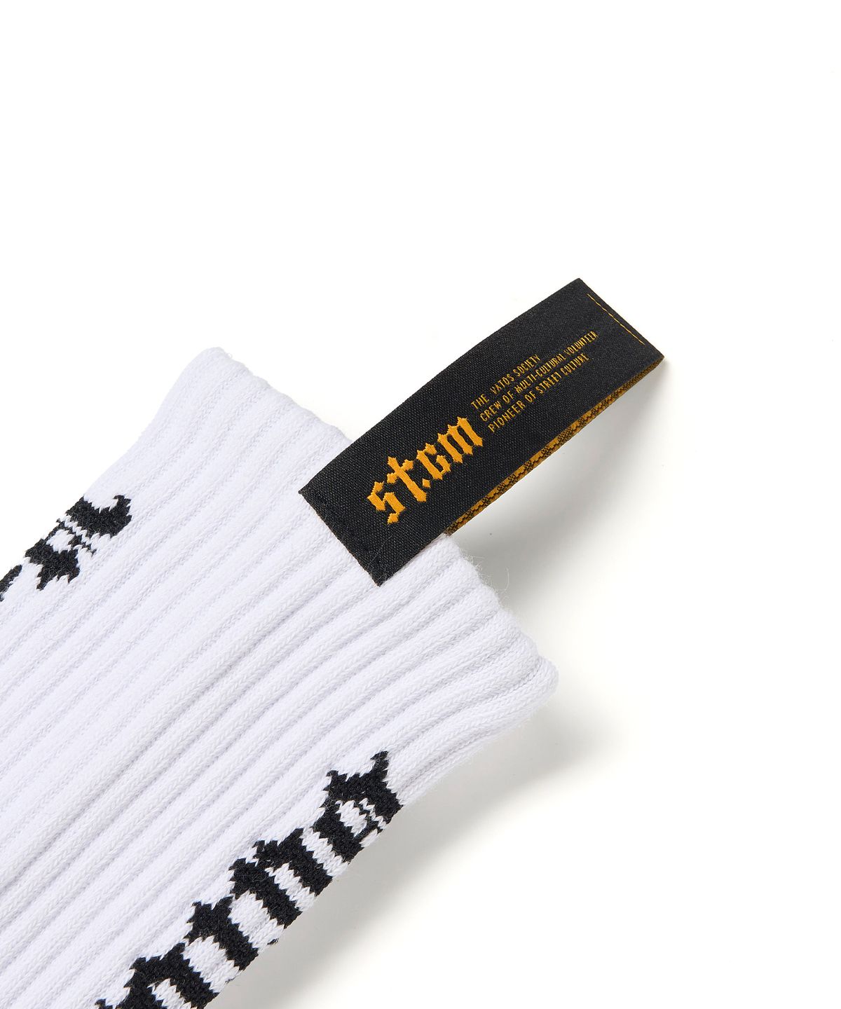 스티그마(STIGMA) Vatos Squad Skate Socks White