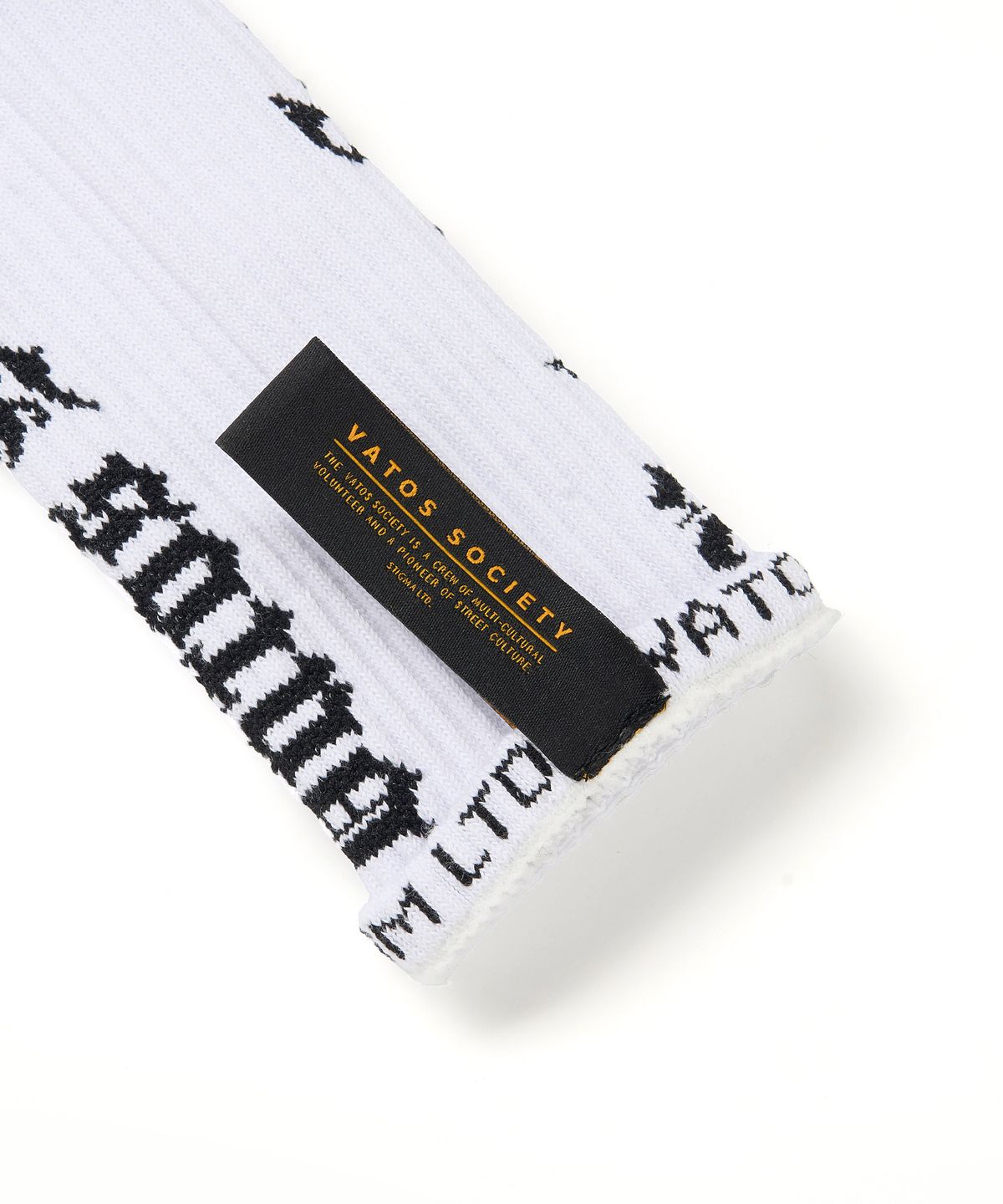 스티그마(STIGMA) Vatos Squad Skate Socks White