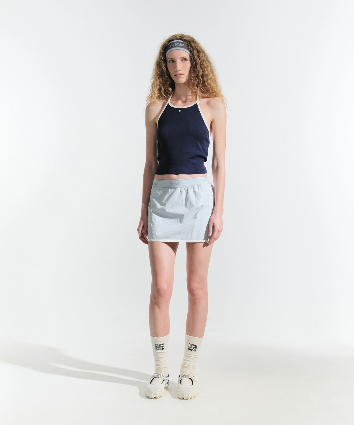 그로브(GROVE) SOLA SKIRT (LIGHT BLUE)