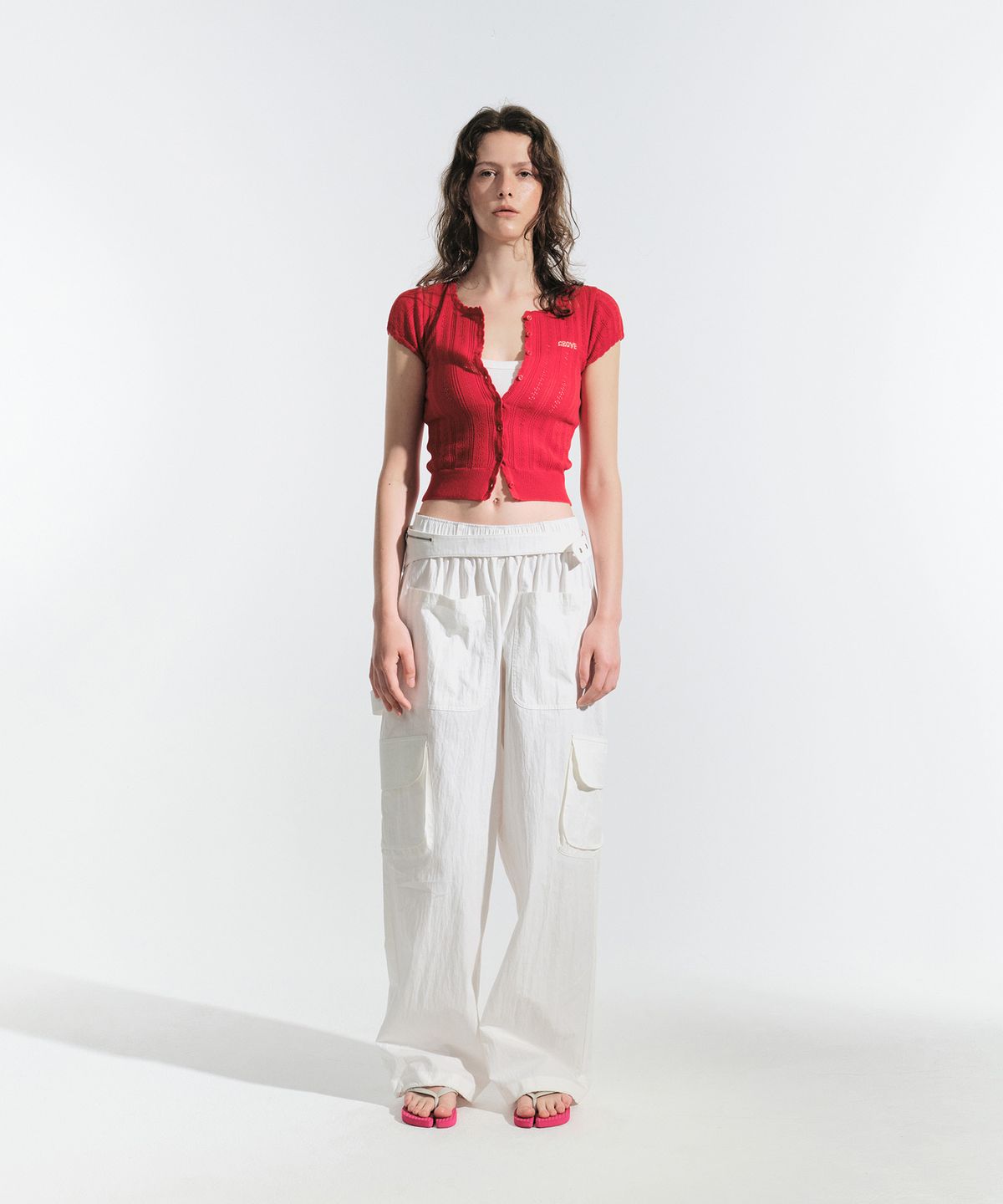 그로브(GROVE) VELA CARGO PANTS (WHITE)