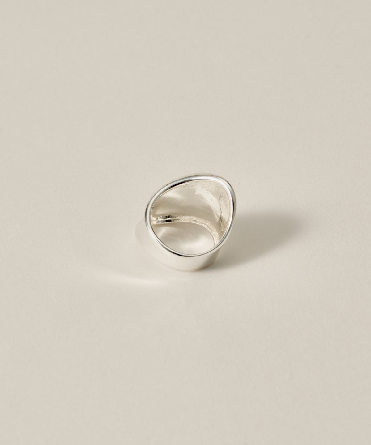 노비스도쿄(NOVICE TOKYO) 웨이브 링  Wave Ring［Stainless］/ Silver