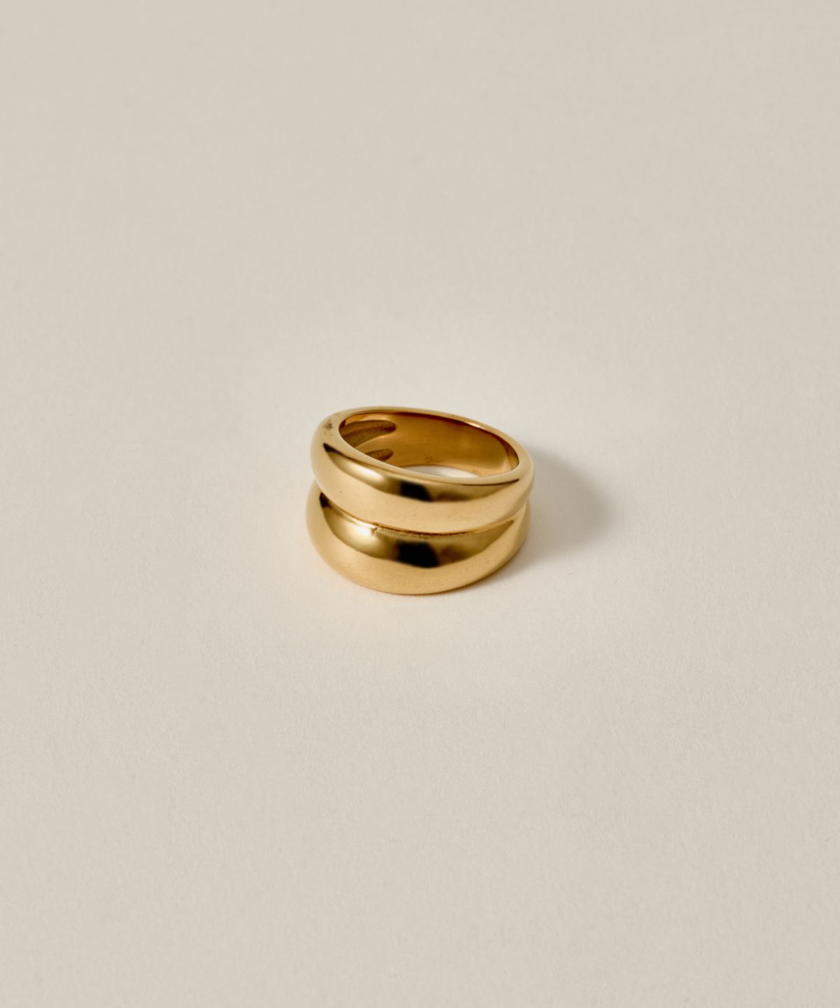 노비스도쿄(NOVICE TOKYO) 더블 링 Double Ring［Stainless］/ Gold