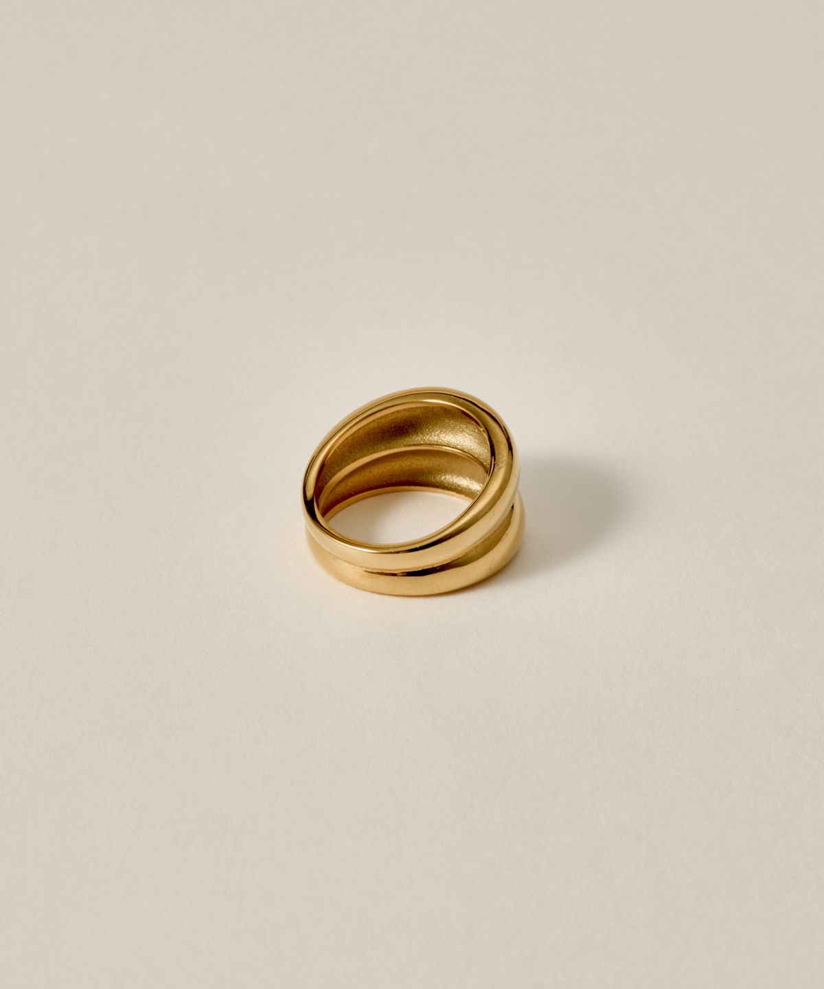 노비스도쿄(NOVICE TOKYO) 더블 링 Double Ring［Stainless］/ Gold