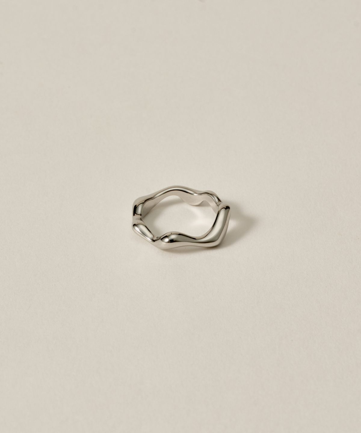 노비스도쿄(NOVICE TOKYO) 라바 핑키 링 Lava Pinky Ring［Stainless］/ Silver