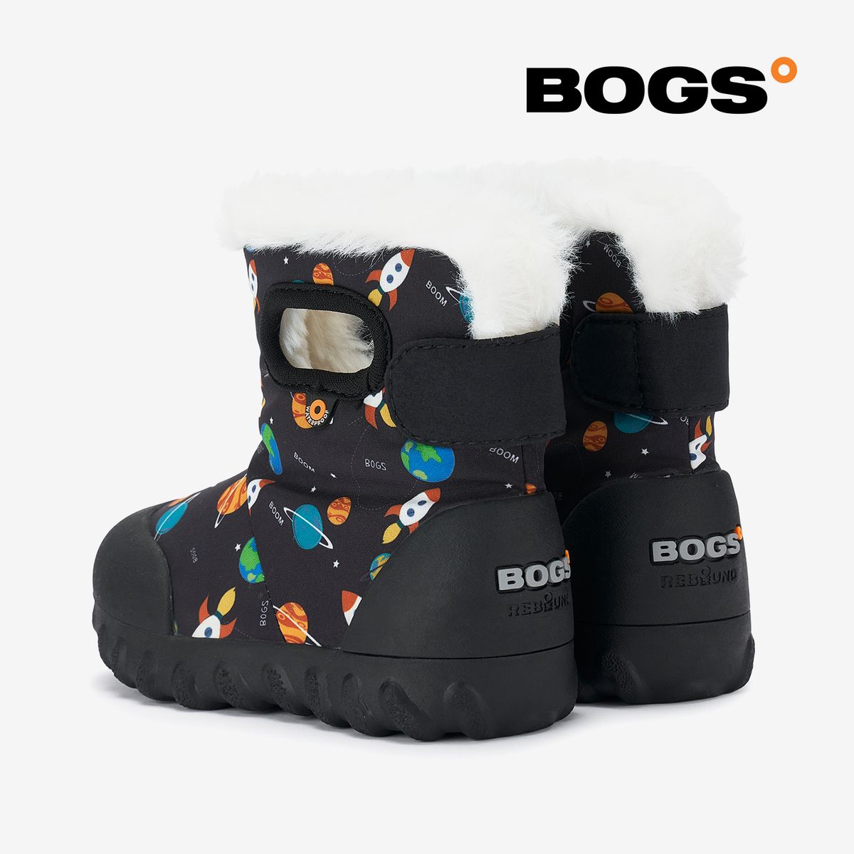 보그스(BOGS) 아동 방한부츠 스노우캠프-스페이스블랙