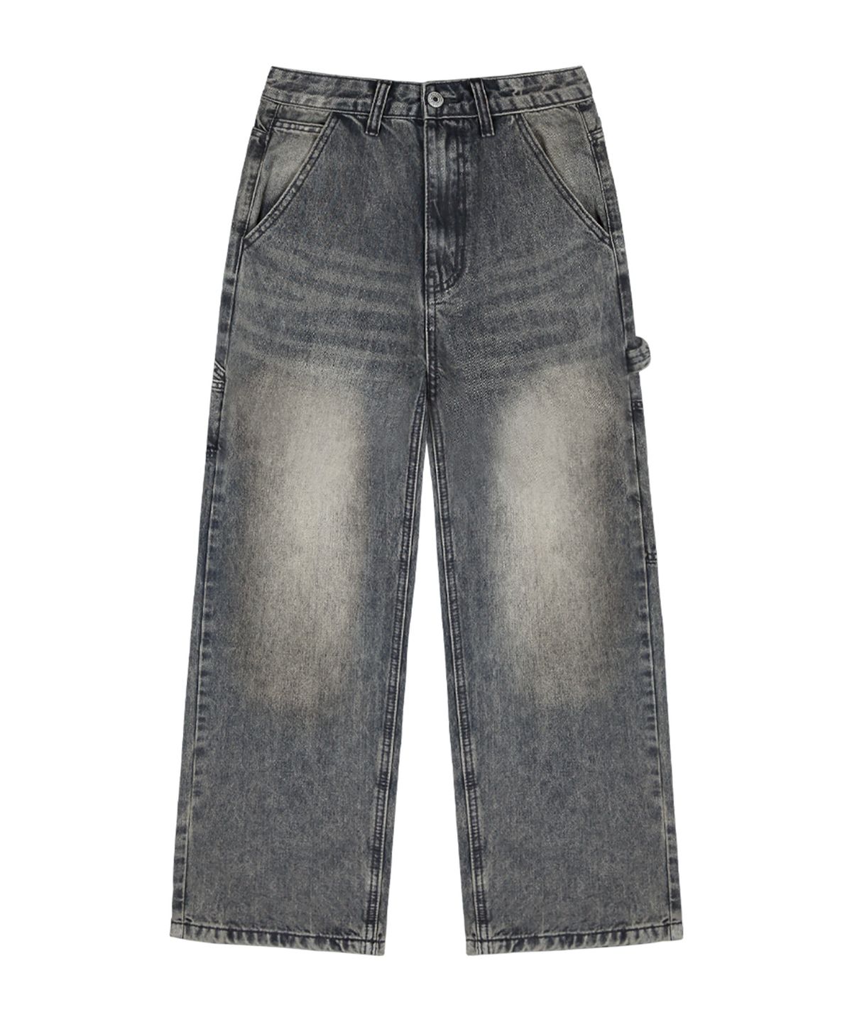 랜덤오프(RANDOMOFF) BTB : WORKSCAPE CARPENTER JEANS [SMOKY BLACK CORE]