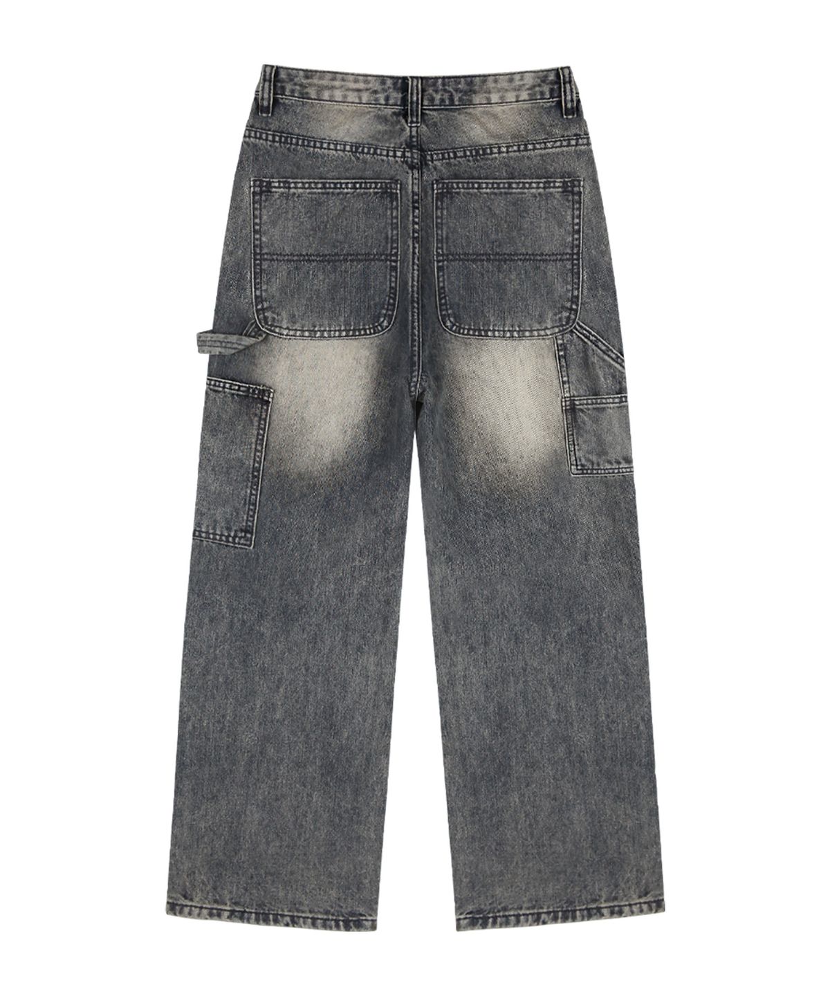 랜덤오프(RANDOMOFF) BTB : WORKSCAPE CARPENTER JEANS [SMOKY BLACK CORE]