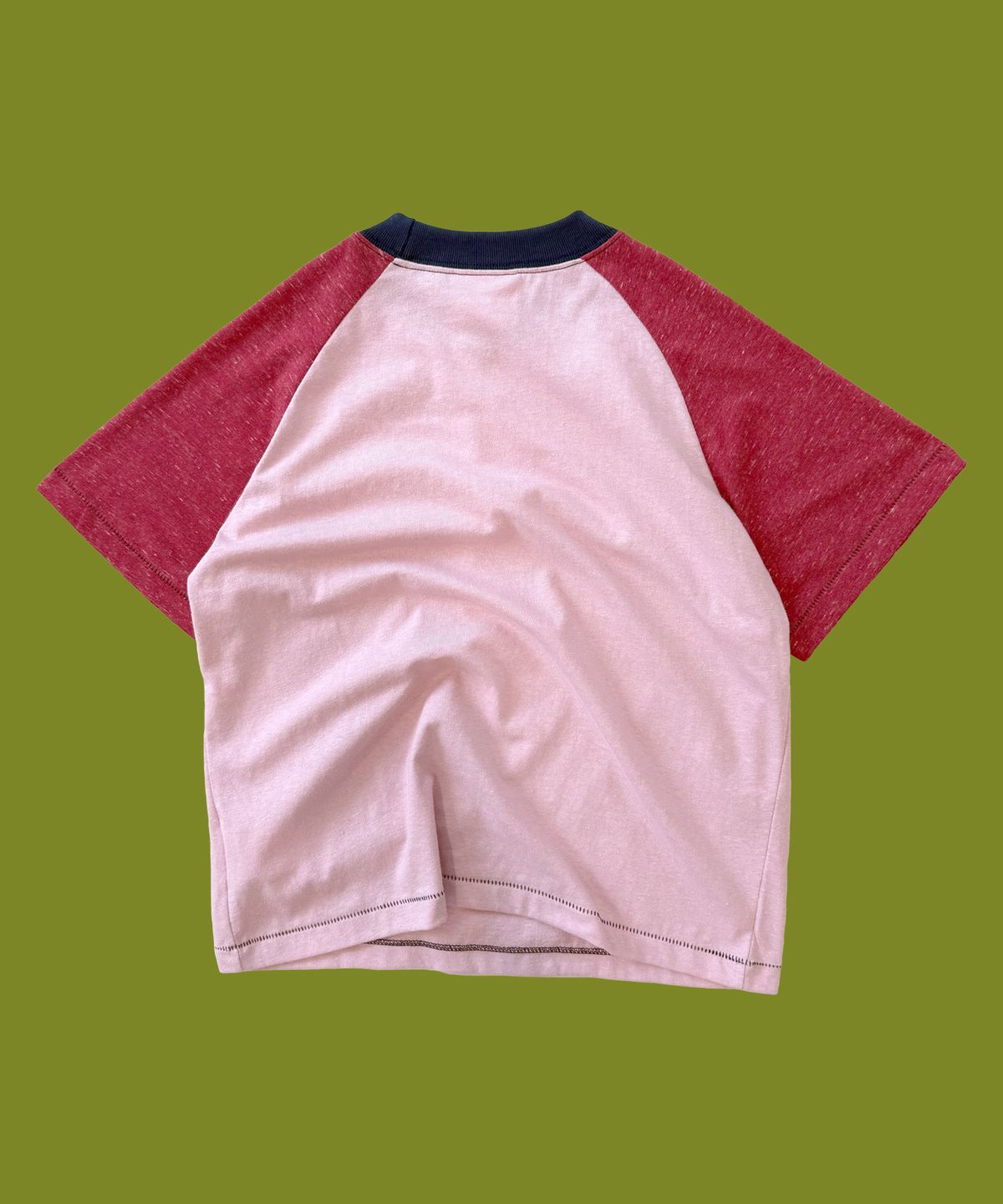 프리제(FRISE) SMILE raglan short sleeved-t, pink