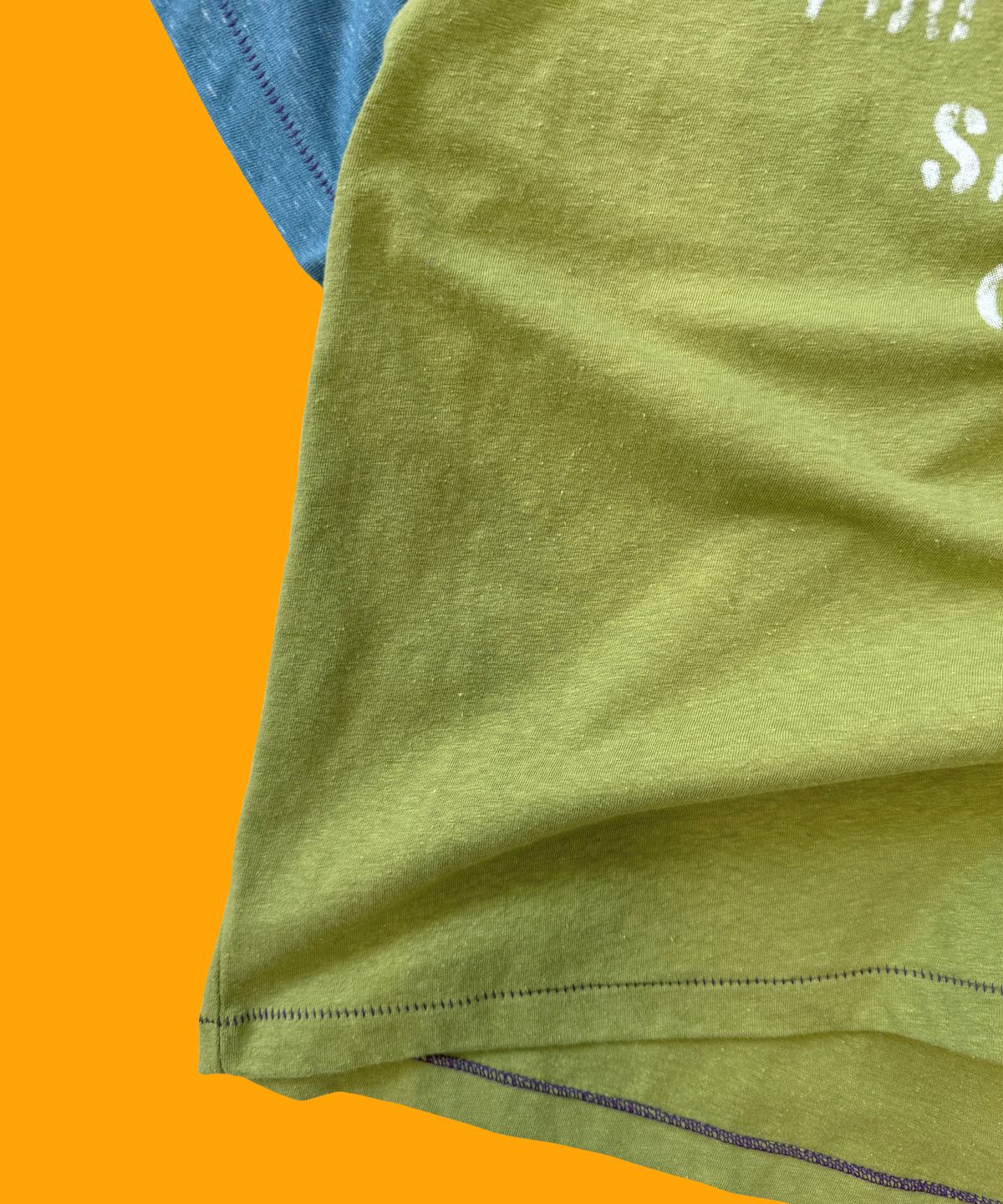 프리제(FRISE) SMILE raglan short sleeved-t, green