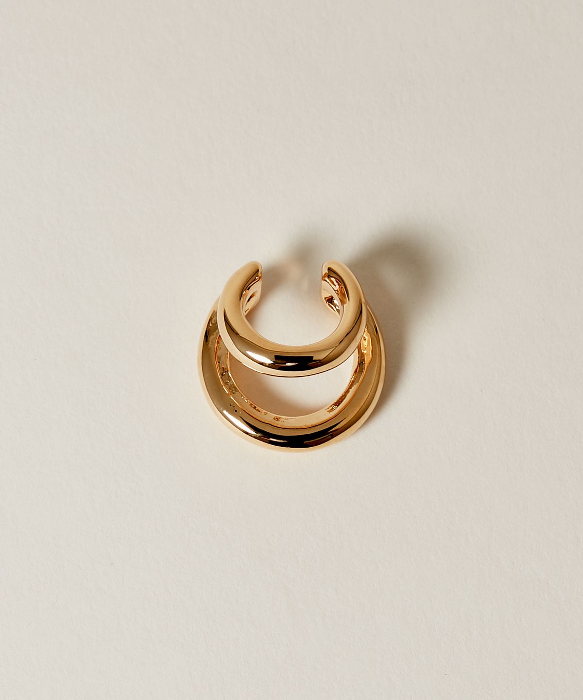 노비스도쿄(NOVICE TOKYO) 더블 후프 이어 커프 Double Hoop Ear Cuff / Gold