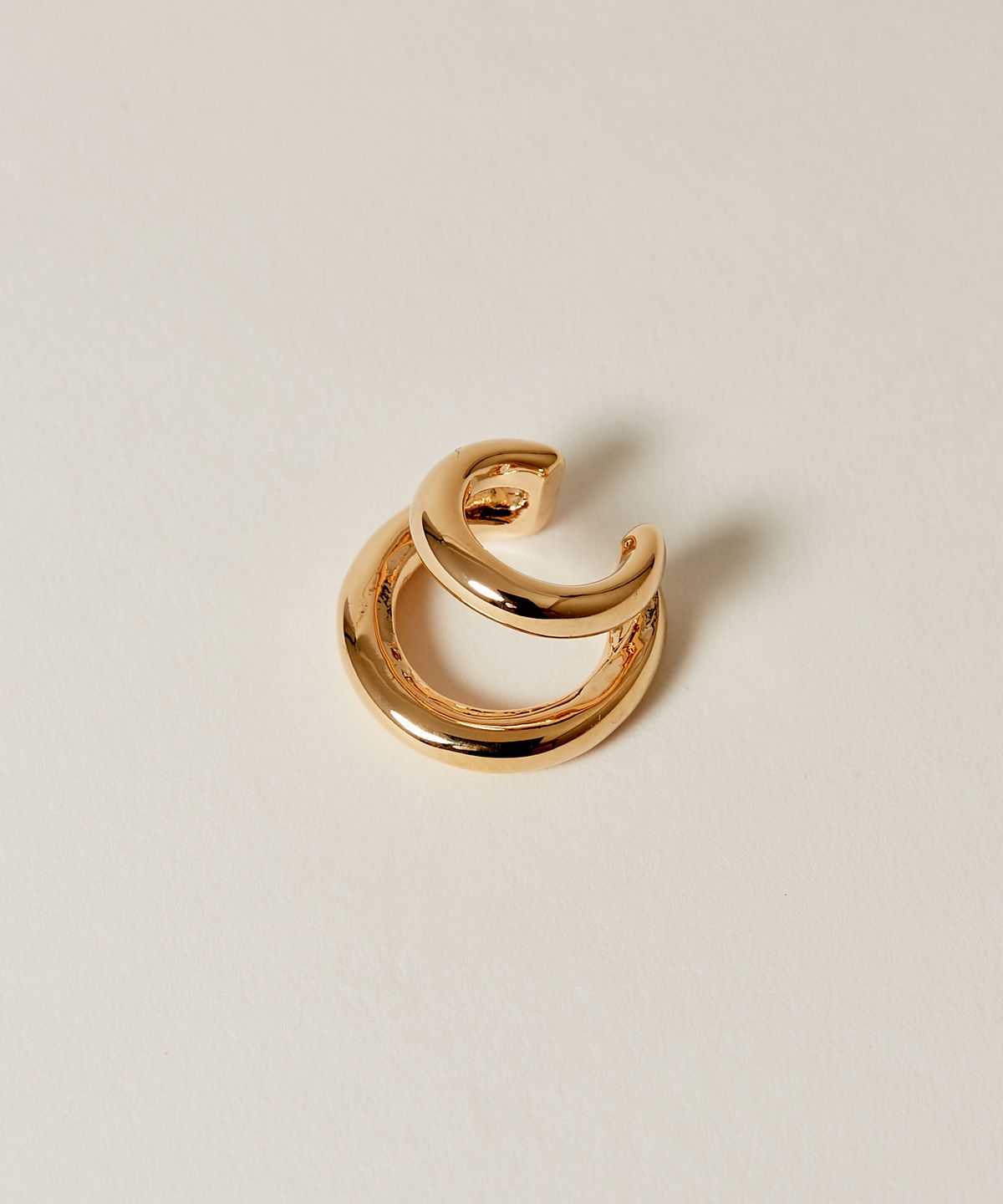 노비스도쿄(NOVICE TOKYO) 더블 후프 이어 커프 Double Hoop Ear Cuff / Gold