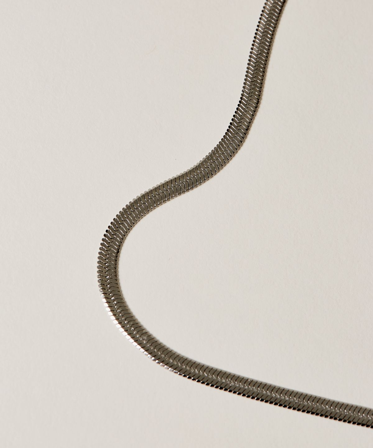 노비스도쿄(NOVICE TOKYO) 스네이크 체인 목걸이 Snake Chain Necklace [Stainless] / silver