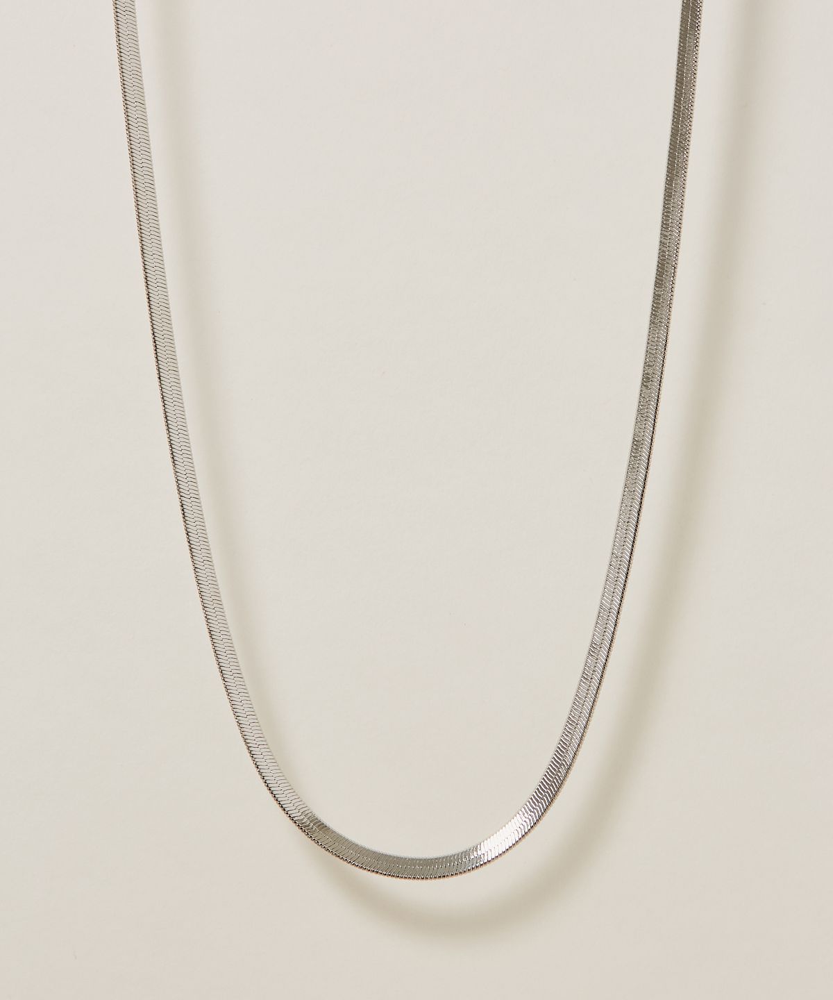 노비스도쿄(NOVICE TOKYO) 스네이크 체인 목걸이 Snake Chain Necklace [Stainless] / silver