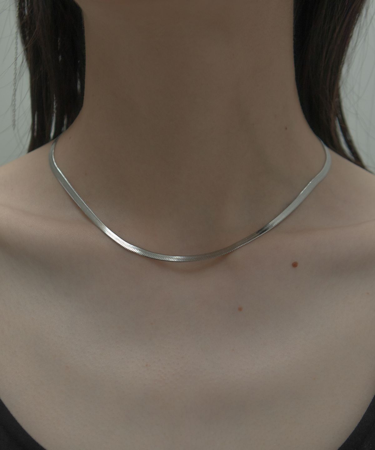 노비스도쿄(NOVICE TOKYO) 스네이크 체인 목걸이 Snake Chain Necklace [Stainless] / silver