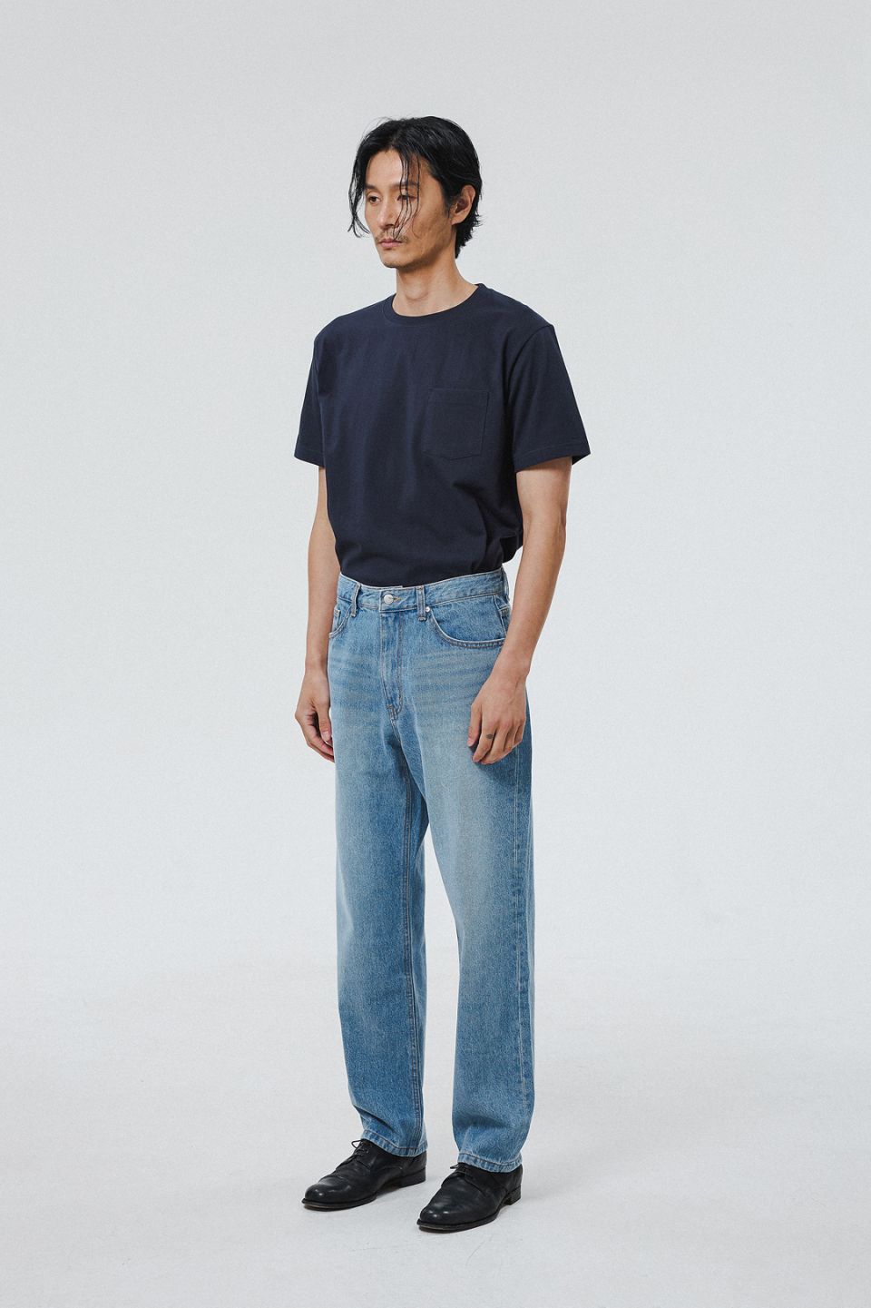 MUSINSA公式 | SHIRTER FIRST EDITION DENIM PANTS (LIGHT BLUE)
