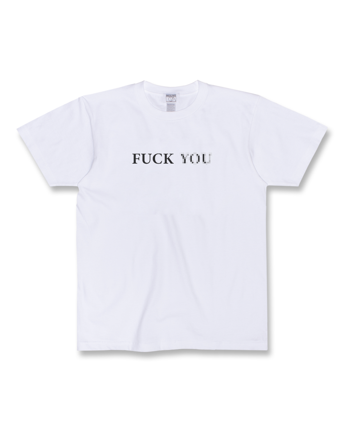 미디엄스(MEDIUMS) Censored Tee - White(모자이크 티셔츠)
