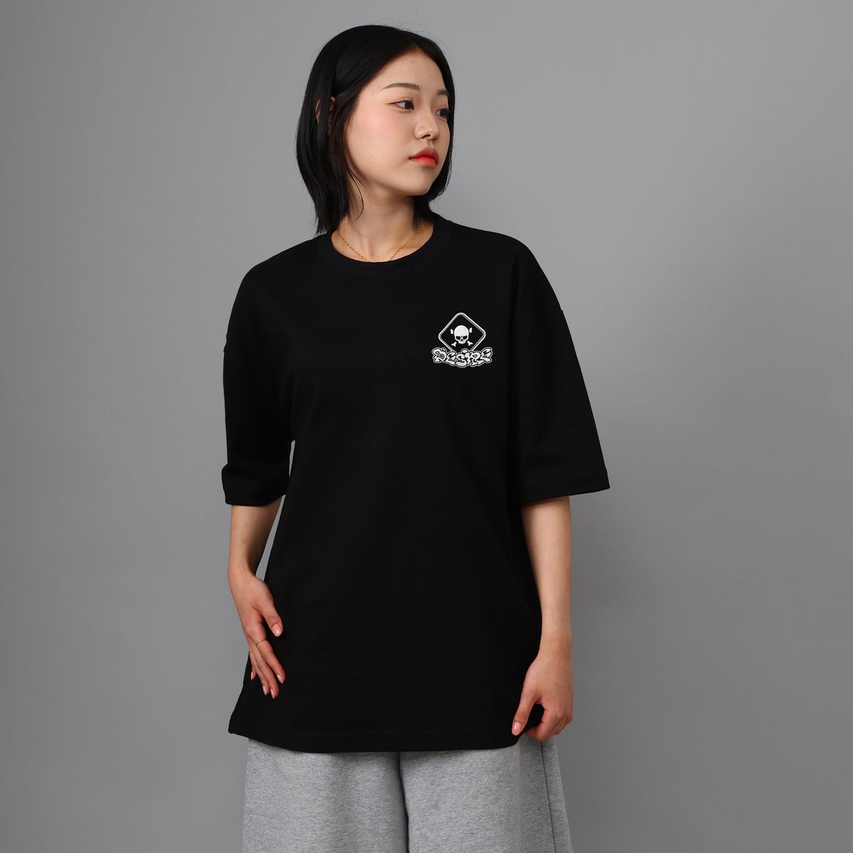 스타일릭스(STYLIX) Y2K콜렉션 순면 오버핏 반팔 티셔츠 3COLOR