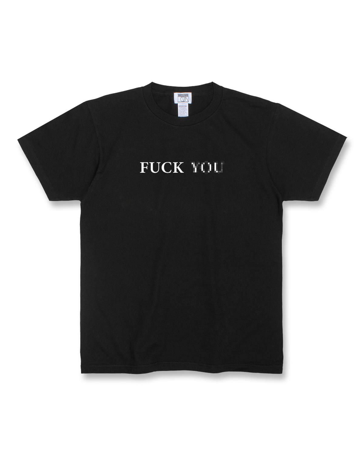 미디엄스(MEDIUMS) Censored Tee - Black(모자이크 티셔츠)