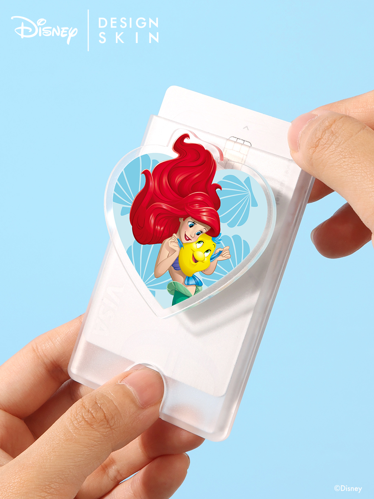 디자인스킨(DESIGNSKIN) [디즈니] 맥세이프 카드 포켓 그래픽톡_프린세스