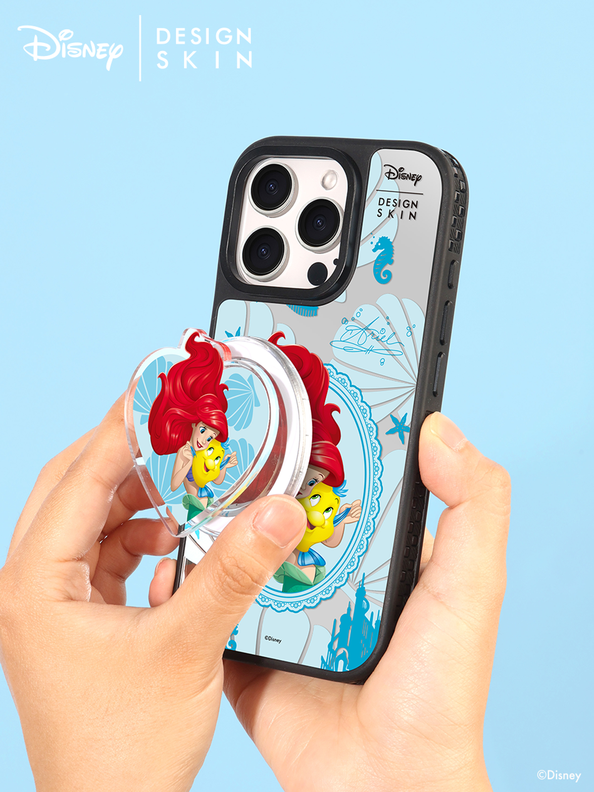 디자인스킨(DESIGNSKIN) [디즈니] 맥세이프 미러 그래픽 케이스_프린세스