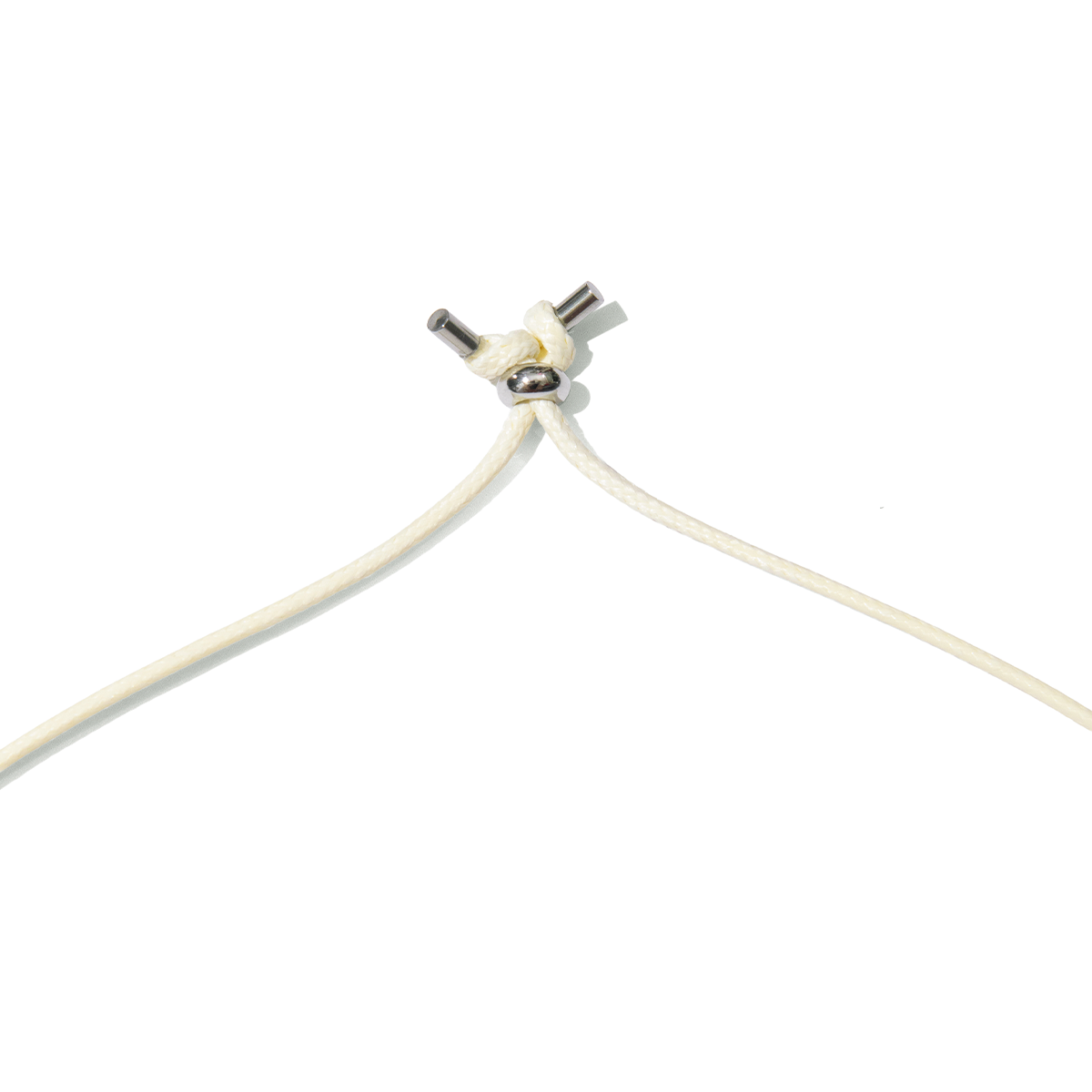 조거쉬(JOEGUSH) ROCK Heart Necklace (Butter Cream)