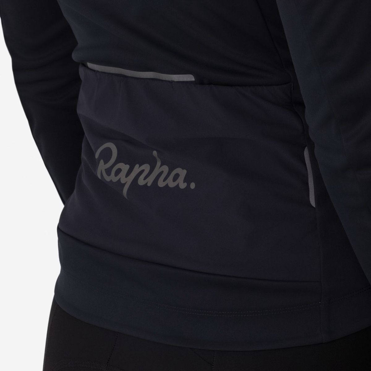 라파(RAPHA) 여성용 브레베 롱 슬리브 윈드스토퍼 져지 블랙
