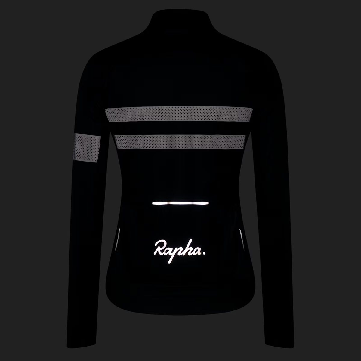 라파(RAPHA) 여성용 브레베 롱 슬리브 윈드스토퍼 져지 블랙