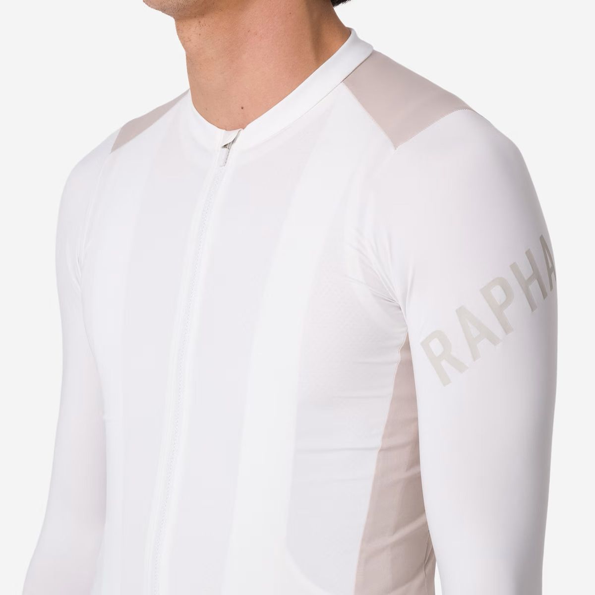 라파(RAPHA) 남성용 프로팀 롱 슬리브 라이트웨이트 져지 화이트