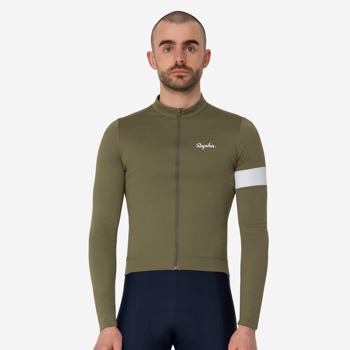 라파(RAPHA) 남성용 코어 써멀 롱 슬리브 져지 올리브