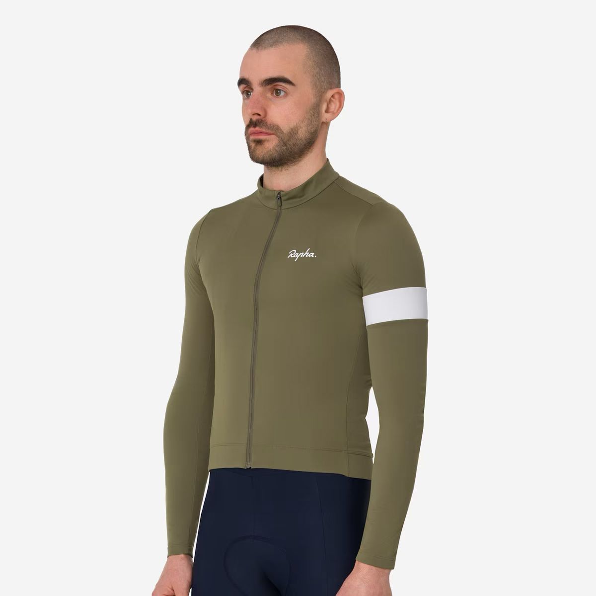 라파(RAPHA) 남성용 코어 써멀 롱 슬리브 져지 올리브