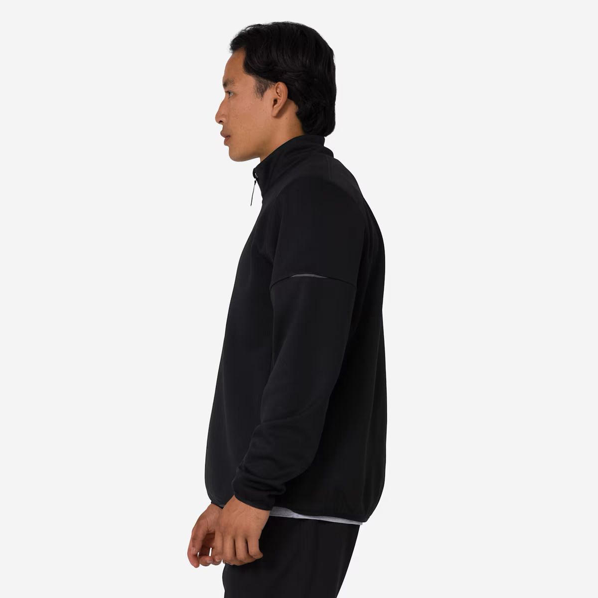 라파(RAPHA) 남성용 테크 플리스 하프집 블랙