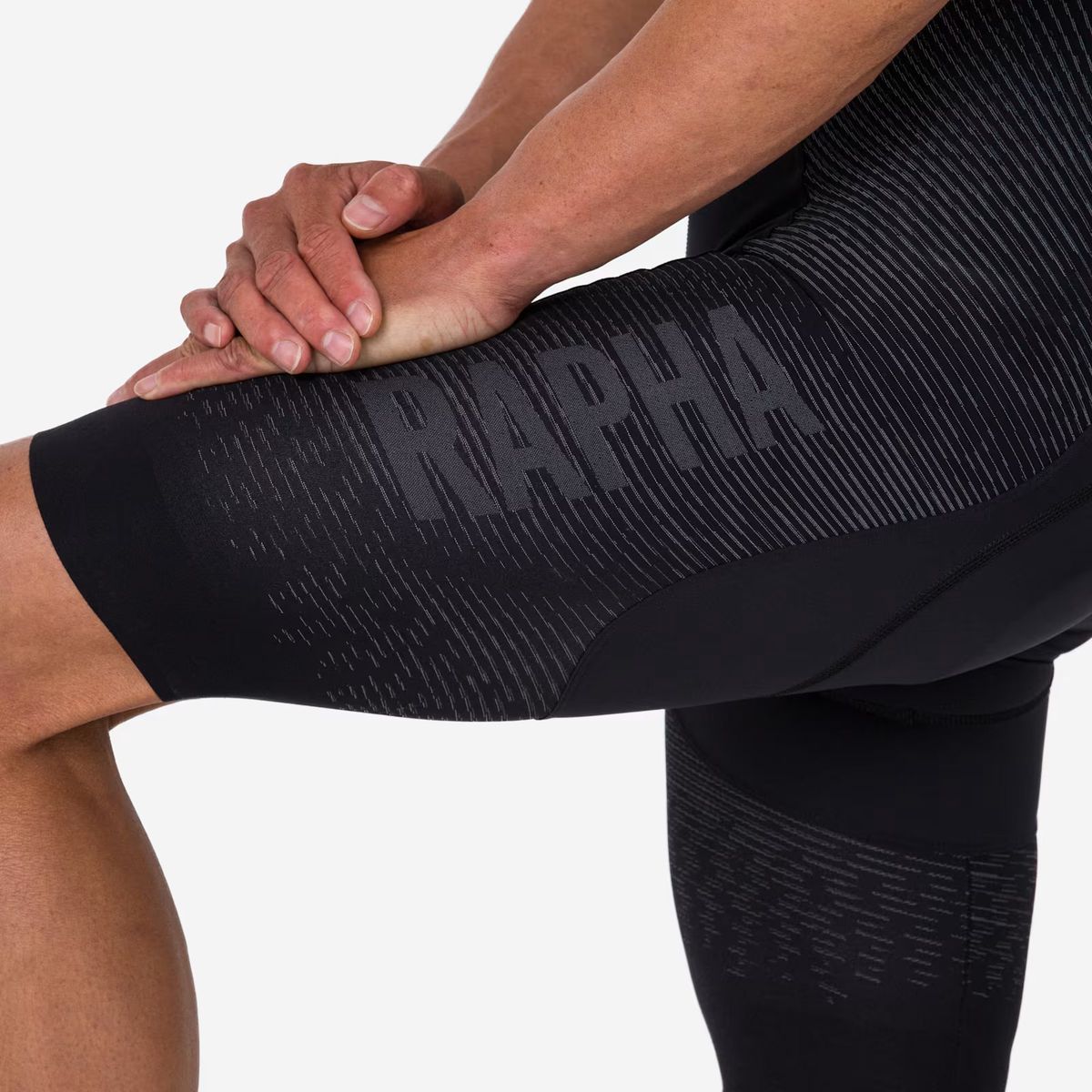 라파(RAPHA) 남성용 프로팀 파워위브 빕 숏 블랙