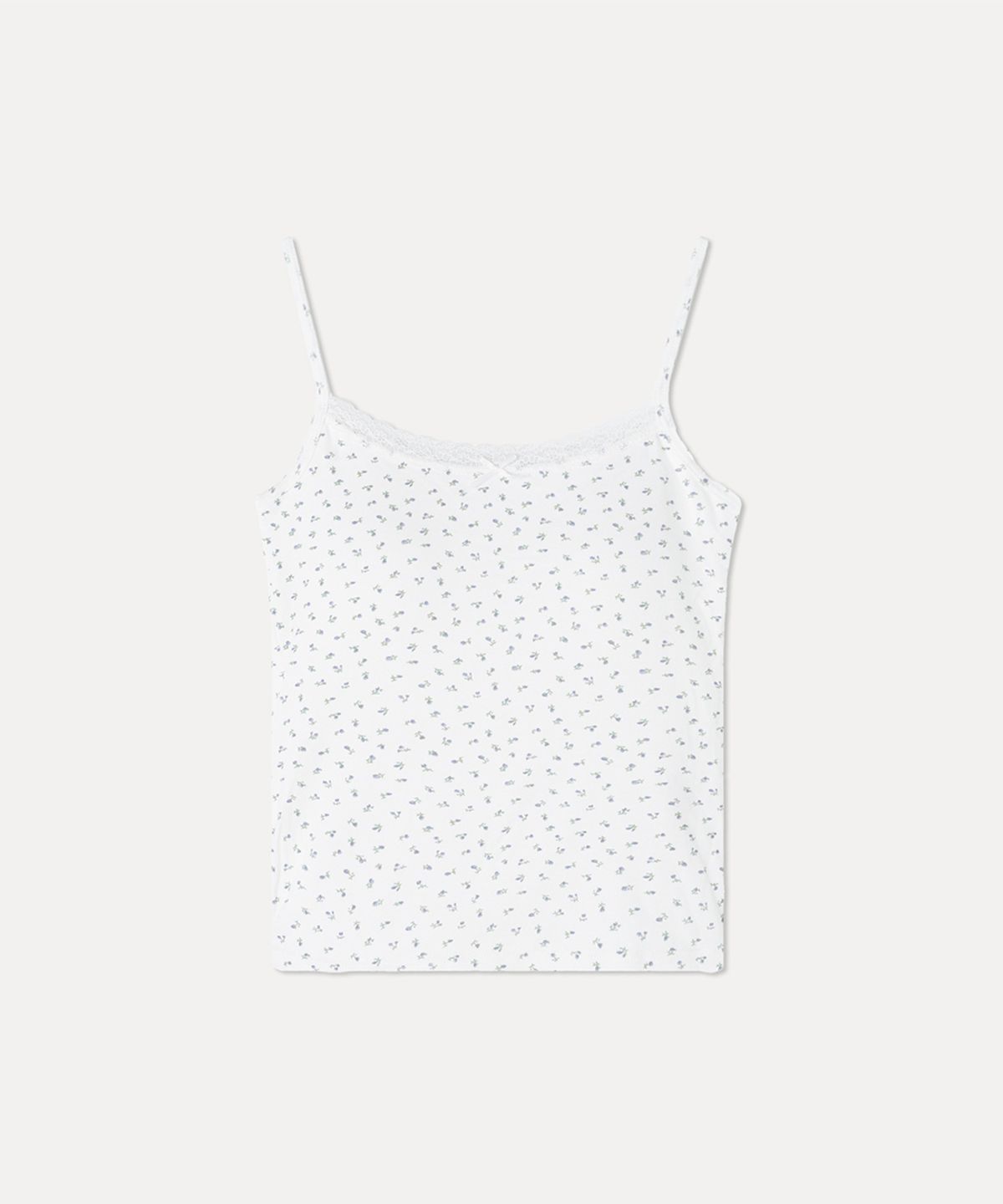 미쏘(MIXXO) 캡내장 잔꽃 슬리브리스_MIWHNF81SS