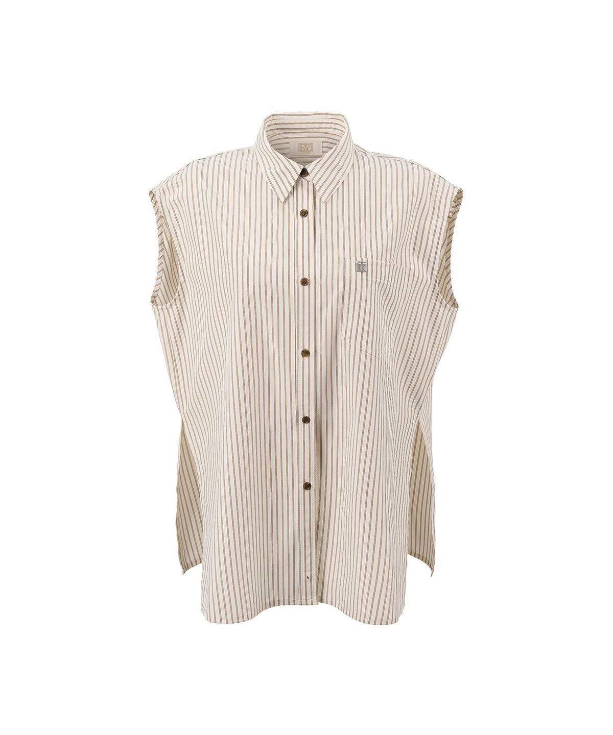 르네제이(RENEJ) 썸머 칠링 체크 슬리브리스 셔츠