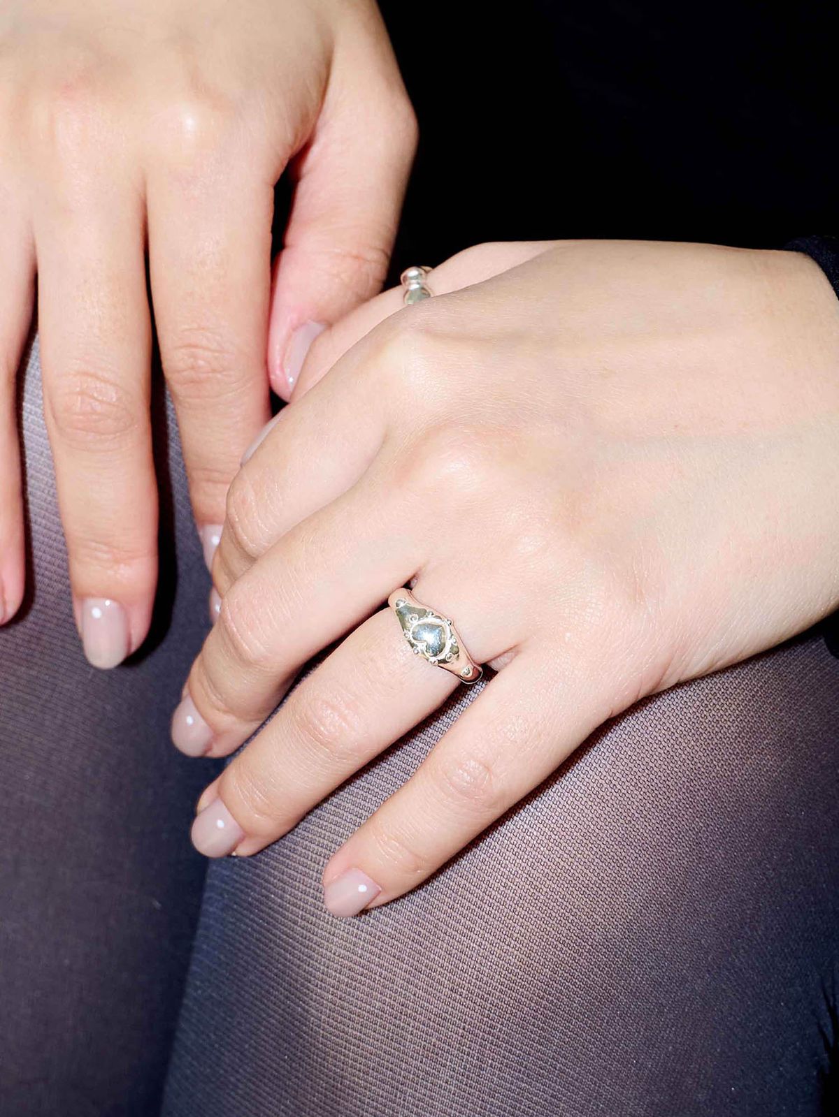 러브트릭스(LOVETRIX) Silver925 Heart dot ring