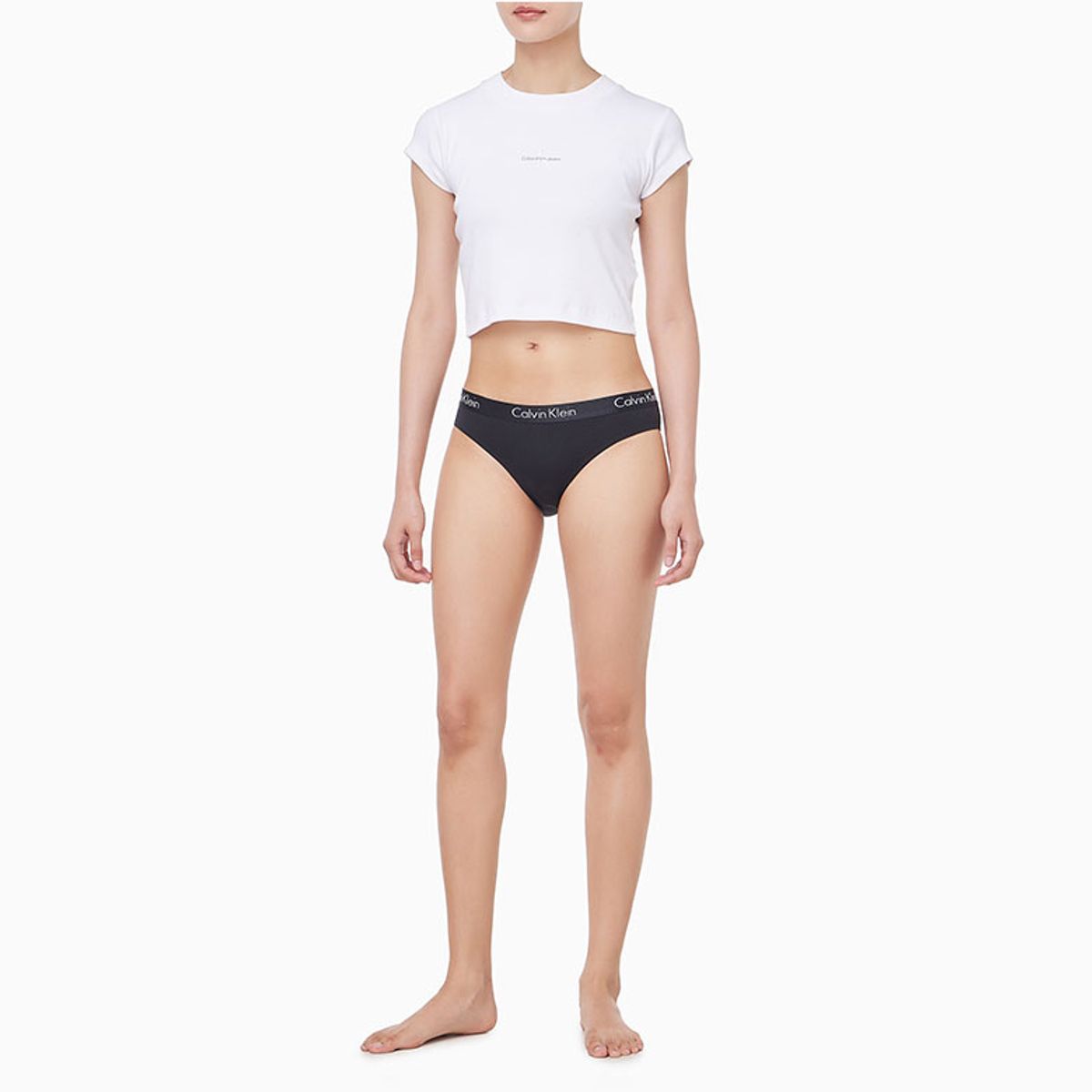 캘빈클라인 언더웨어(CALVIN KLEIN UNDERWEAR) 여성 모티브 코튼 3PK 비키니_QP2349OMP1