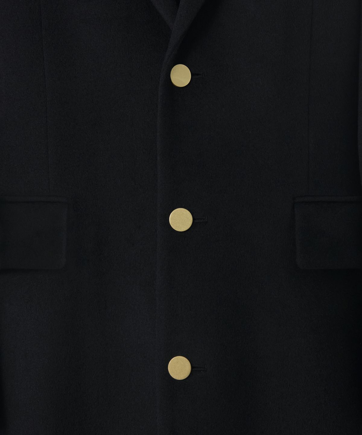 무신사 스탠다드(MUSINSA STANDARD) [노홍철 컬래버] 럭키 가이 머스큘린 체스터필드 롱 코트 [블랙]
