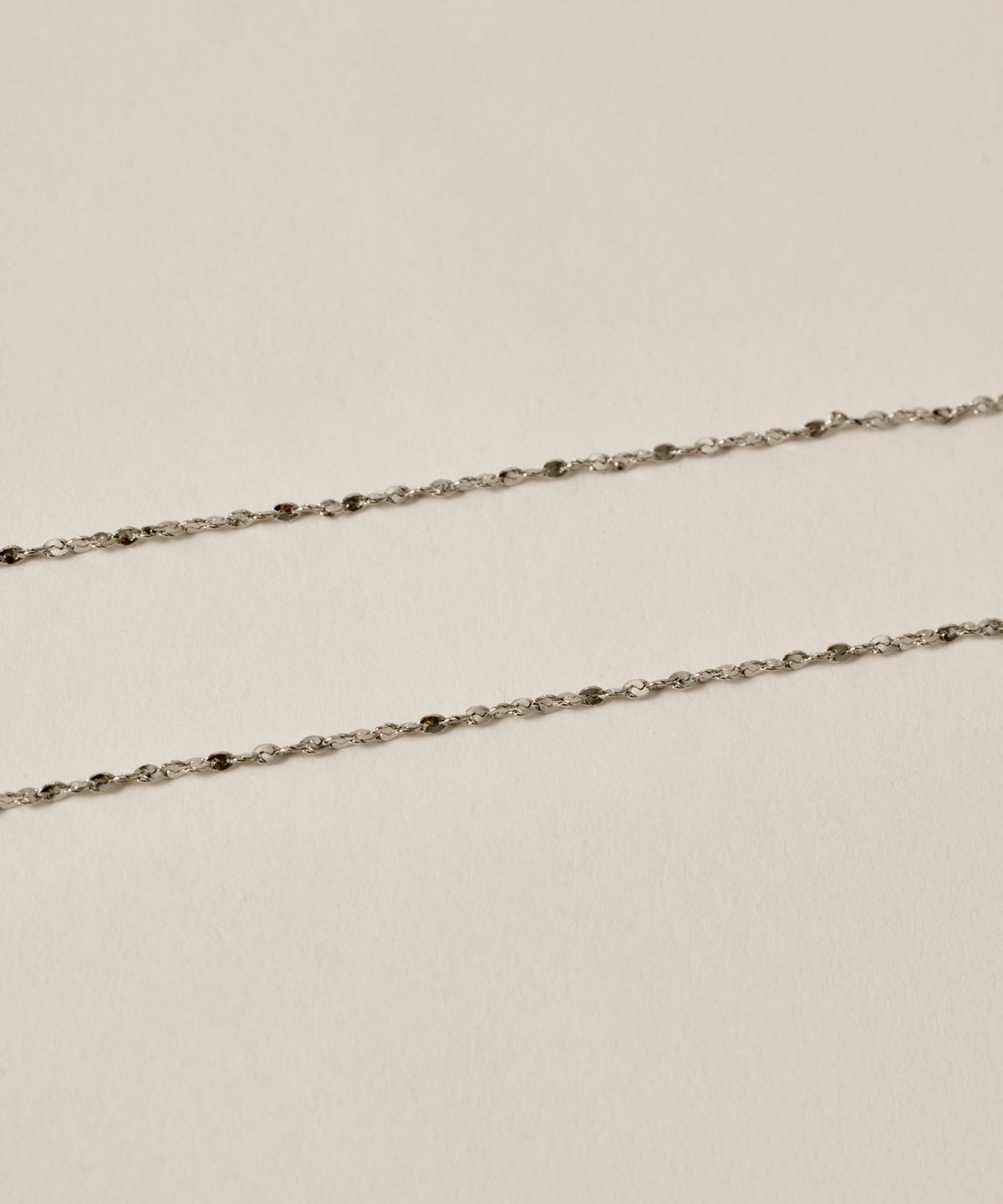 노비스도쿄(NOVICE TOKYO) 스크류 체인 목걸이 Screw Chain Necklace［Stainless］/ Silver